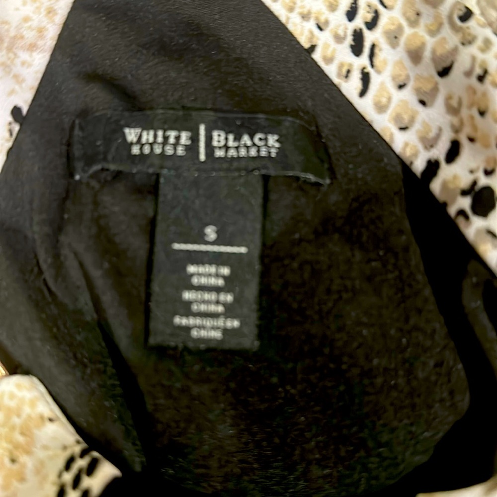 White House black market maxi dress size small